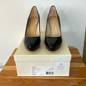 🦉 Coach Black Patent High Heels